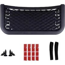 Filet Rangement pour Voiture, Trois Modes D'installation, Multifonctionnel Sac Pocket Organizer de Voiture pour Ustensiles, Camping-Cars, Bateaux,