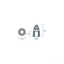 Orangemarine - Anode ecrou embout d'arbre D40 volvo filetage m24