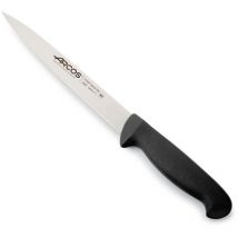 Arcos - Filetiermesser Farbe - Prof 295225 in Nitrum Edelstahl und mango ergonomisches schwarzes Polypropylen und 19 cm Klinge, Vitrine