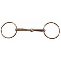 Filetto ad anelli snodato imboccatura piena spessore 16 mm: 12,5 cm