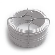 Fil De Fer Gainé Blanc N° 6 - 1,40mmx50mts - 240gr