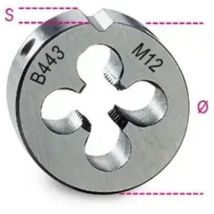 Beta - 443 filière ronde en acier hss à pas fin - 18x1,5