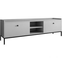Bestmobilier - Filipo - meuble tv - 180 cm - gris