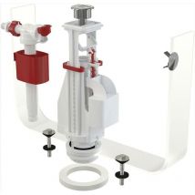 Alcaplast - Fill and Flush Kit with Dual Control Button for wc Toilet Tank Cistern 3/8' Size