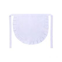 Fille Cosplay tablier à la taille Costume serré, en Chidrn blanc demi-tablier cuisine Favors également pour les enfants tablier
