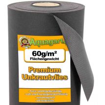 Aquagart - Film acolchado de 280 m², fieltro acolchado antihierbas, 60 g 1,6 m