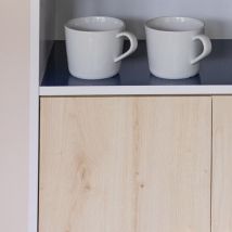 Film adhésif décoratif pour meuble Chêne blond 200 x 67,5cm Marron