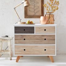 Film adhésif décoratif pour meuble Chêne naturel 200 x 67,5cm Marron