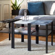 Film adhésif décoratif pour meuble Marbre 200 x 45cm Gris, or
