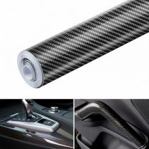 Film Autocollant Fibre de Carbone de Vinyle 6D, Auto-adhésif Imperméable à l'eau sans Bulle 300 30cm, Adapté à l'Apparence et à l'Intérieur des