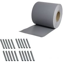 Mucola - 35M film d'intimité double tige tapis opaque pvc film de clôture opaque pare-brise rouleau