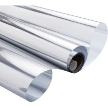 Film fenetre Anti Regard Film Miroir sans Tain Anti Chaleur Anti uv Électrostatique Protection de la Vie Privée pour Fenetre de Bureau Maison Magasin