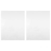 Films de miroir 2 pcs auto-adhésive 45x200 cm pet
