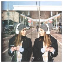 Film effet miroir repositionnable 250 x 90