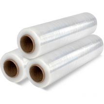 Ofituria - Film Trasparente per Imballaggio, Plastica Copritutto per Traslochi, Pellicola Adesiva Protettiva, Pellicola per Imballaggio per Coprire