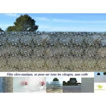 MadeInNature – Film vitre électrostatique repositionnable – 400 cm x 45 cm – Protection vis-à-vis – Largeur, Longueur, Matières