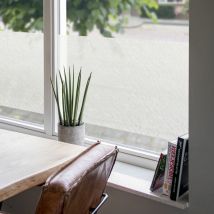 Transform - Film vitrostatique pour vitre Décoratif extra-lisse Nuage opaque 150 x 67,5cm Blanc