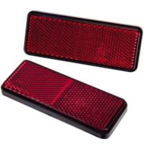 Filmer Réflecteur Avec Surface Adhésive, Rouge, 2 Pièces