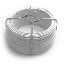 Filo di ferro rivestito bianco n° 6 - 1,40mmx50mts - 240gr