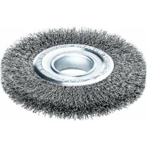 Filo d'acciaio a spazzola tonda 150x23 / 25mm ondulato 0.3mm
