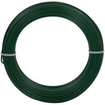 002079644 Filo ferro plastica, verde, 3,2 mm, 50 mt - Corderie Italiane