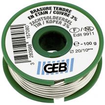 Bobina per saldature in stagno/rame, 100 g GEB GEB