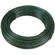 Filgraf - matassina bobina 100 mt filo ferro acciaio zincato plastificato 2,7 mm verde