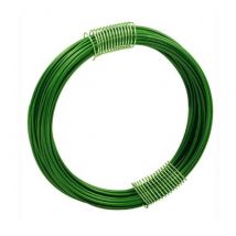 Filo Ferro Plasticato Verde Matassine Mt.16 Mm.0,9-1,3 Conf.30Pz