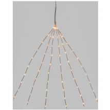 Lotti - Filo Luci Cascata Ramo 60cm Microled Bianco Caldo