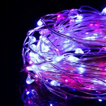 Filo micro 20 led luci di natale batterie 2m