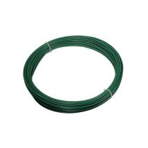 Filo multiuso zincato plastificato pvc verde 2,0mm 100mt rete recinzioni 2x100