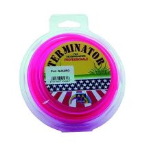 Lm - Filo Nylon Decespugliatore Terminator Profilo Quadro Mm 3 - Mt 180 In Rocchetto