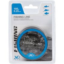 Lenza da pesca 100 metri ø 0,25 mm 1 lb