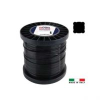 Filo per decespugliatore in nylon quadro pro nero - ø mm.3 in matassa da mt.1000 Excel