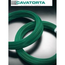 Cavatorta - Filo plastificato verde n 19 4,7 mm x 45/50 kg legature recinzione