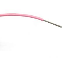 Fils de câblage Rs Pro 1 mm2, Rose, 100m, 1 000 v c.a. ( Prix pour Bobine de 100 Mètres )