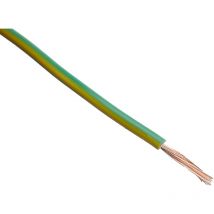 Fils de câblage Rs Pro 2491X, 1 mm2, Vert, Jaune, 100m, 300 v à 500 v ( Prix pour Bobine de 100 Mètres )