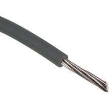 Fils de connexion RS PRO UL1007, 17 0,33 mm² 22 AWG, 300 V, PVC Gris, 100m ( Prix pour Bobine de 100 Mètres )