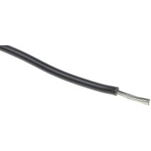 Fils de connexion Rs Pro UL1007, 7 0,08 mm² 28 awg, 300 v, pvc Noir, 100m ( Prix pour Bobine de 100 Mètres )