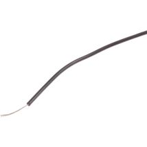 Fils de connexion Rs Pro UL1007, 7 0,13 mm² 26 awg, 300 v, pvc Noir, 100m ( Prix pour Bobine de 100 Mètres )