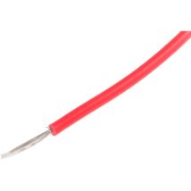 Fils de connexion Rs Pro UL1007, 7 0,13 mm² 26 awg, 300 v, pvc Rouge, 100m ( Prix pour Bobine de 100 Mètres )