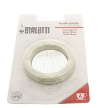 Filter + 3 Dichtungen 6 Tassen für Kaffeemaschine Bialetti
