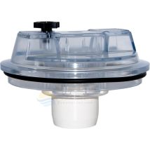 AstralPool Deckel für Poolfilter – Transparent – Inklusive Dichtung und Entlüftungsstopfen – Passend für SPAS 5000/10000 L/H