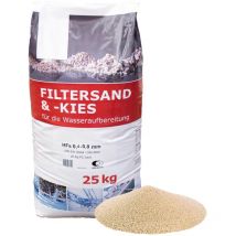 Meranus - 25kg de sable de filtration fin 0,4-0,8 mm de granulométrie pour système piscine