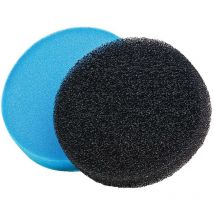 Filterschwamm Filtermaterial Filter rund 2er Pack