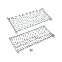 Scolapiatti Acciaio Inox 18-8 2 Piani per Pensili 76 cm