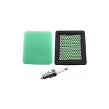 Filtre à Air avec Préfiltre et Bougie d'Allumage pour Tondeuses Honda HRG415, HRG465, HRX426, HRX476, HRX537, HRB425, izy, Remplace la Référence