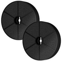 Filtre pour hotte – Carbone – Circulaire – Largeur 175 mm – Noir – MAAS ELEKTRONIK