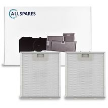 Allspares - Filtre à graisse en métal (2pcs) 260x230mm d'origine Klarstein 10030465