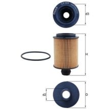 Filtre à huile MAHLE – Filtre à huile ou air pour moteur thermique – Largeur